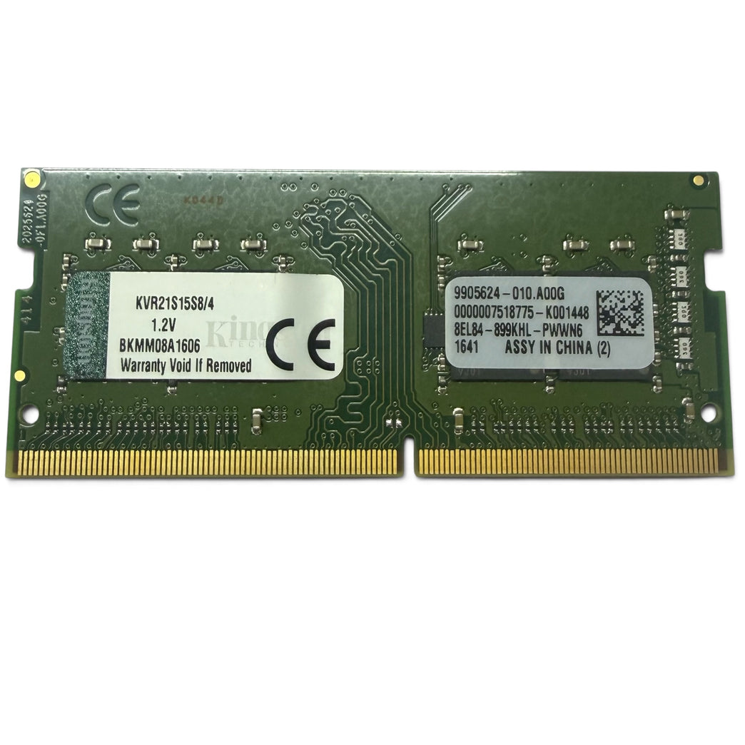 Geheugen | SO-DIMM Kingston 4Gb DDR4 / 2133T – KVR21S15S8/4 (Refurbished)
