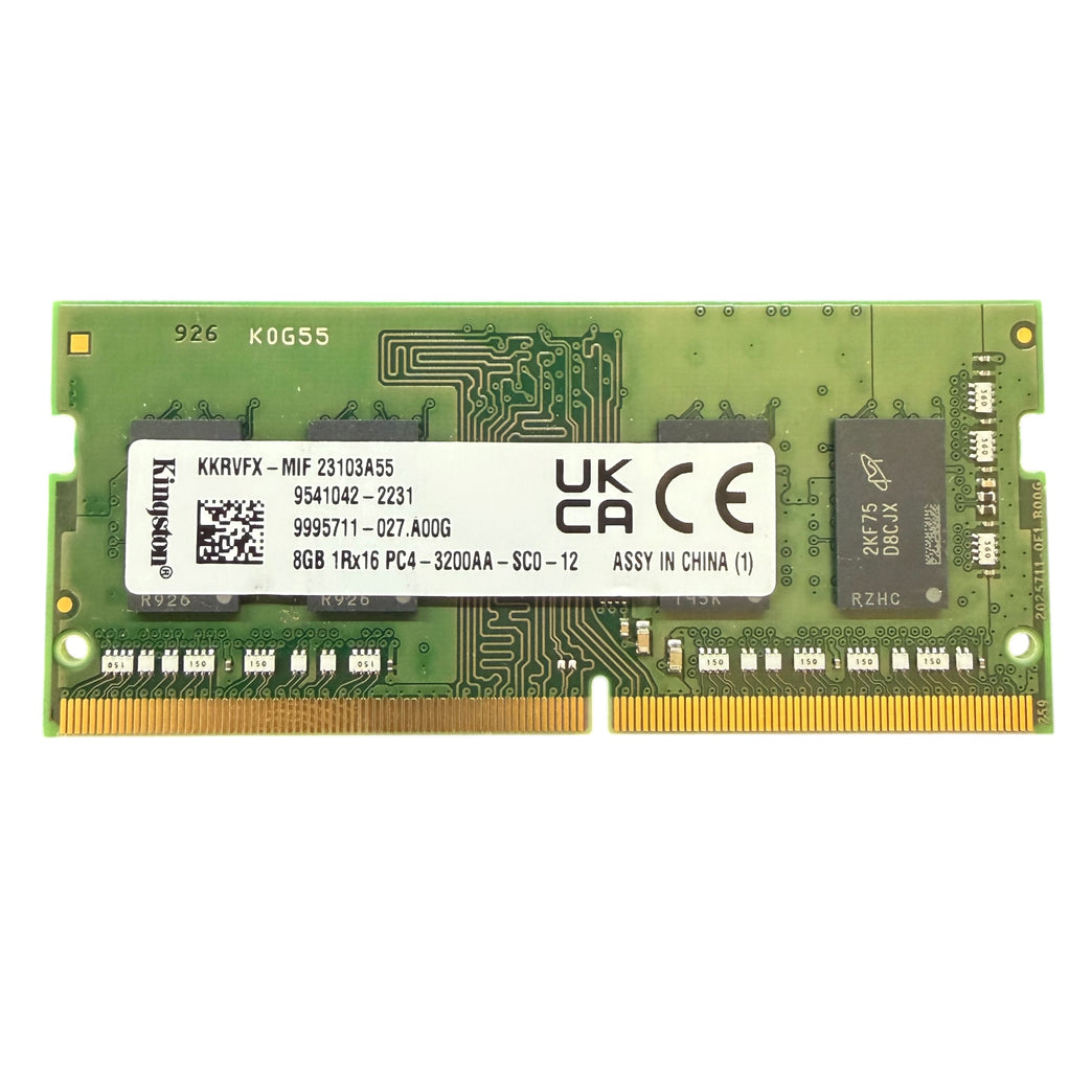 Geheugen | SO-DIMM Kingston 8GB DDR4 / 3200 – 9995711-027.A00G (Refurbished)