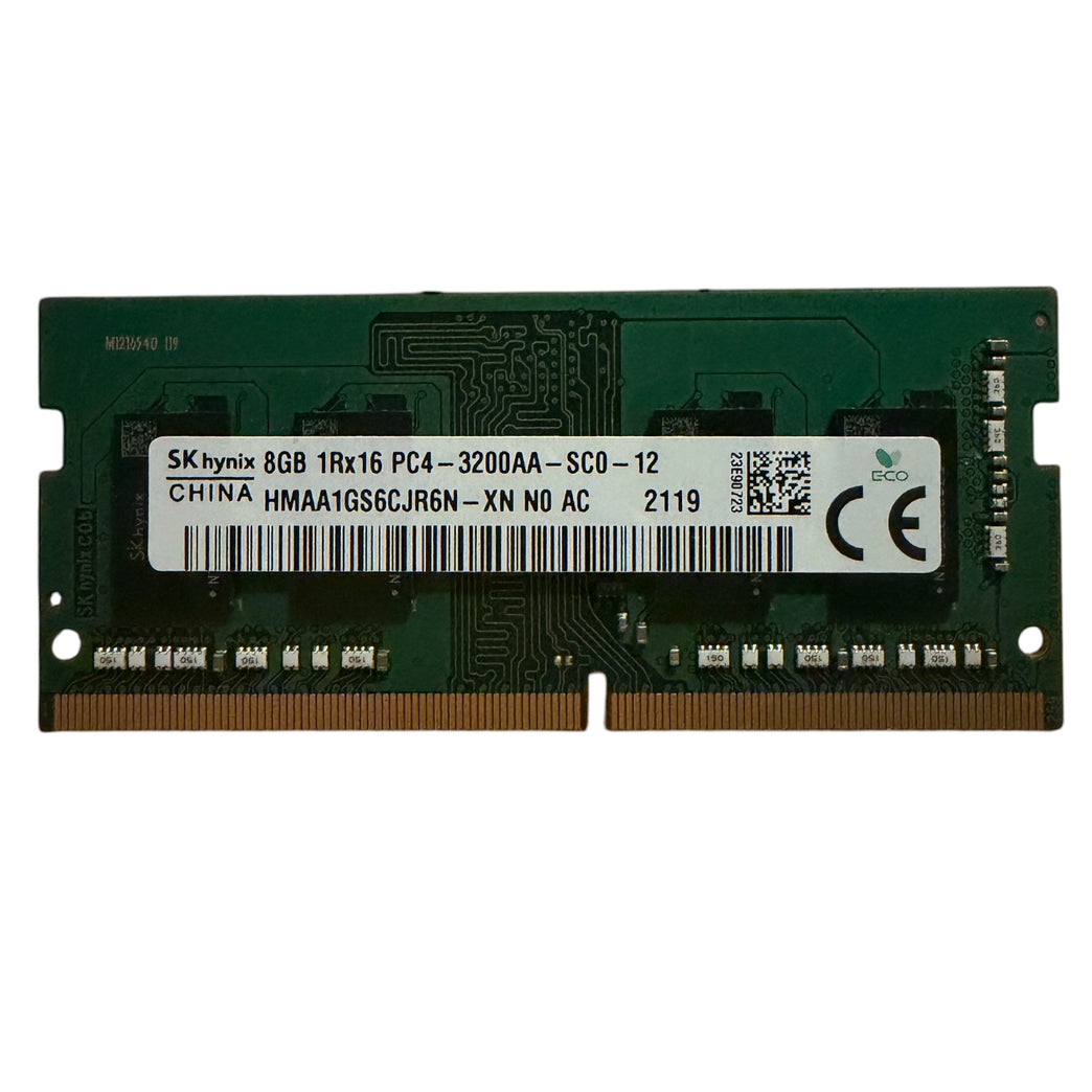 Geheugen | SO-DIMM SK Hynix 8GB DDR4 / 3200 – HMAA1GS6CJR6N-XN (Refurbished)