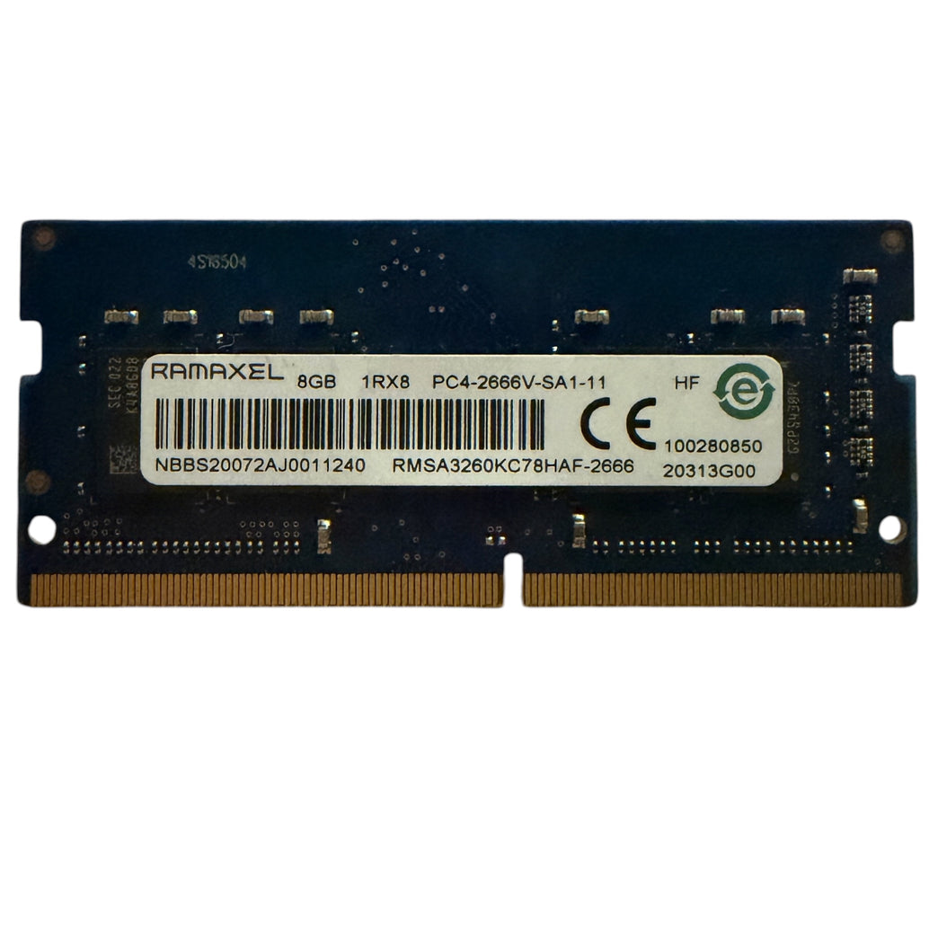 Geheugen | SO-DIMM Ramaxel 8GB DDR4 / 2666 – RMSA3260KC78HAF (Refurbished)