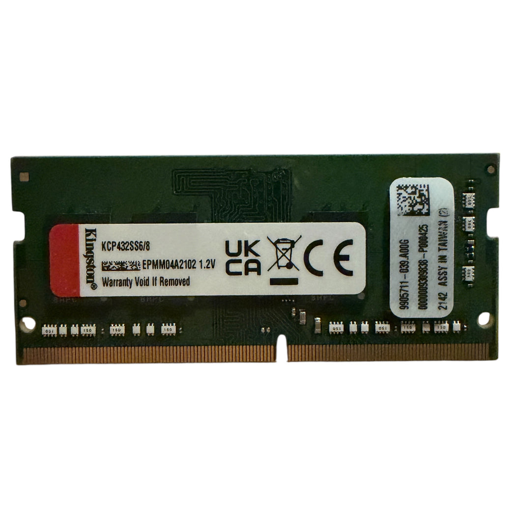 Geheugen | SO-DIMM Kingston 8GB DDR4 / 3200 – KCP432SS6/8 (Refurbished)