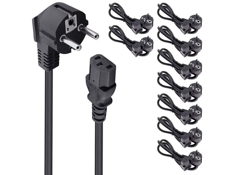 Partij van 10 nieuwe stroomkabel C13