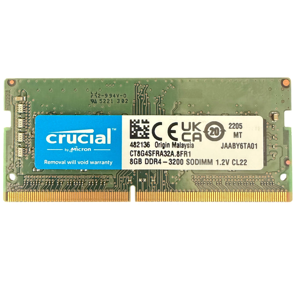 Geheugen | SO-DIMM Crucial 8GB DDR4 / 3200 – CT8G4SFRA32A.8FR1 (Refurbished)