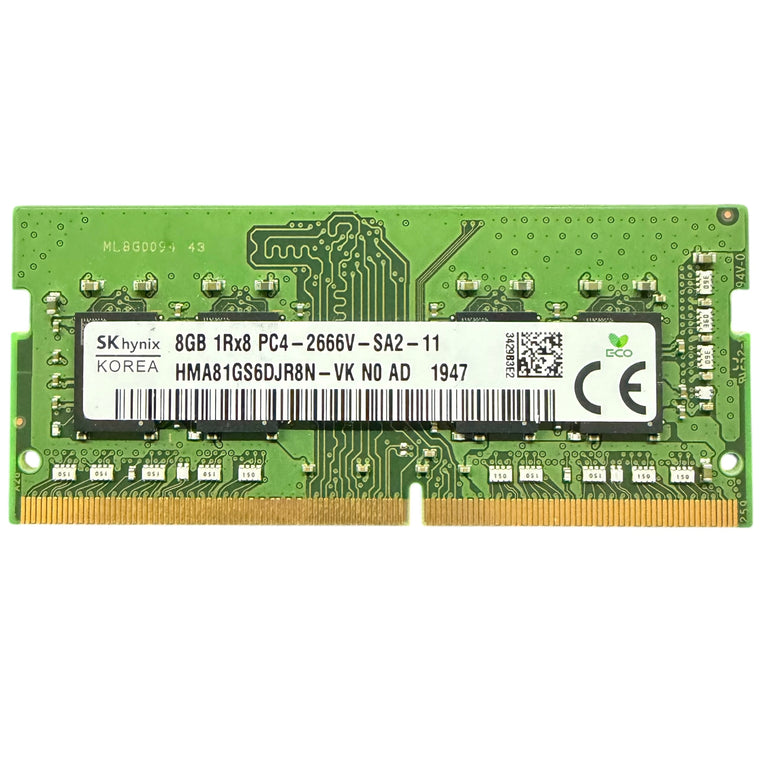 Geheugen | SO-DIMM SK Hynix 8GB DDR4 / 2666 – HMA81GS6DJR8N-VK (Refurbished)