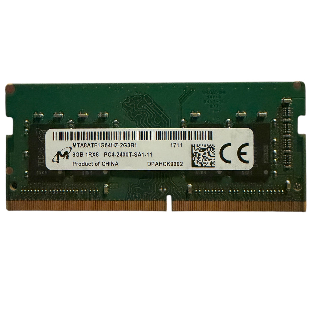 Geheugen | SO-DIMM Micron 8GB DDR4 / 2400 – MTA8ATF1G64HZ-2G3B1 (Refurbished)